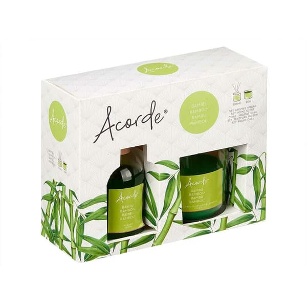 Luftfriskersett Acorde 71220 Bambus 100 ml (6 enheter)