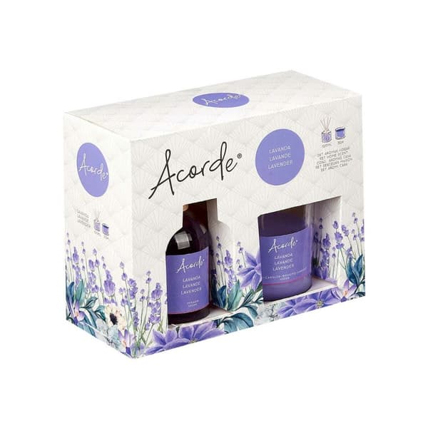 Sarja huonetuoksuja Acorde E-924A Laventeli 100 ml (6 osaa)