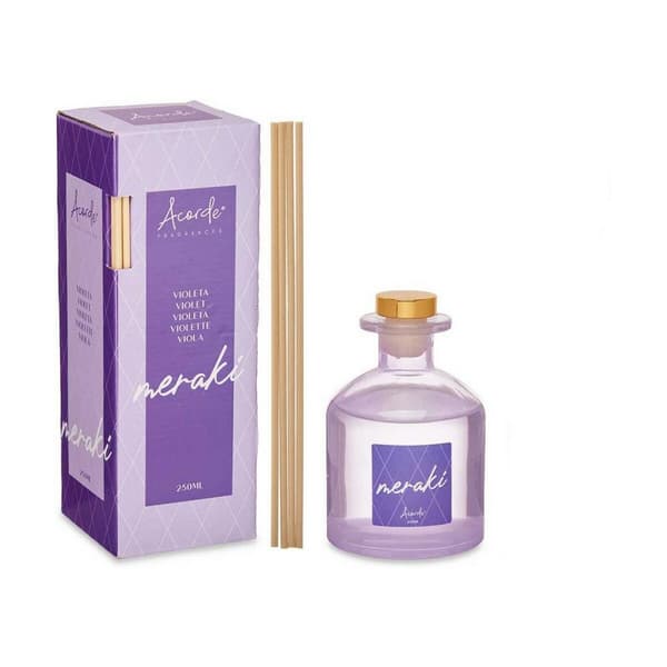 Parfyymipuikot Acorde 250ML-F Violetti 250 ml (6 osaa)