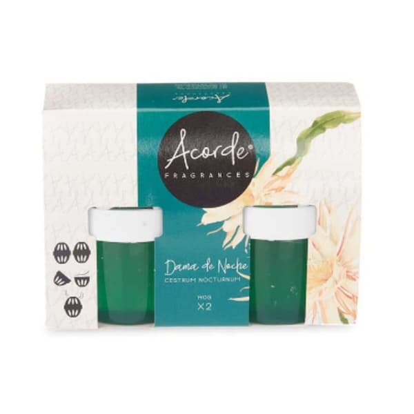 Set med luftfräschare Acorde 1165-DAME DE N Nattens dam Gel (24 antal)