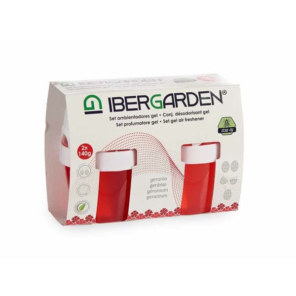 Set med luftfräschare Ibergarden 11001 Pelargon Gel (24 antal)