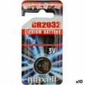 Miniatyrbillede 1 af 2: Knapbatteri Maxell 10238500 3V CR2032 Lithium (10 enheder)