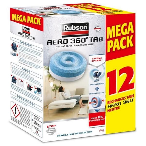 Ilmanraikastimen Täyttöpakkaukset Rubson Aero 360 Neutral