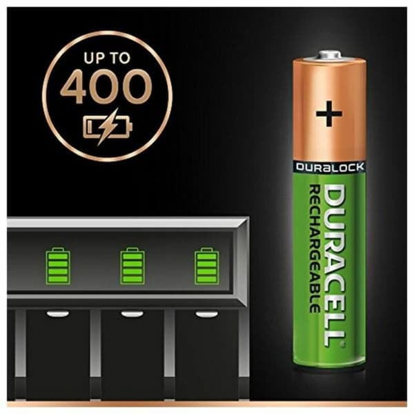 Ladattavat paristot DURACELL DURHR03B4-850STCX5 1,2 V AAA (4 osaa)