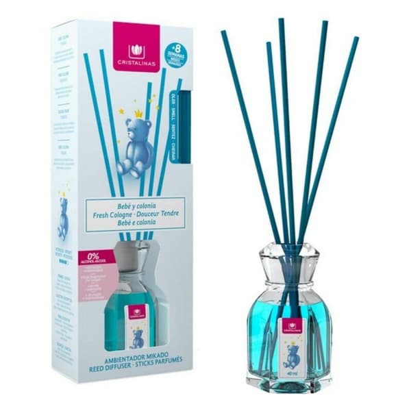 Luftfrisker Mikado Cristalinas Baby (40 ml) Transparent