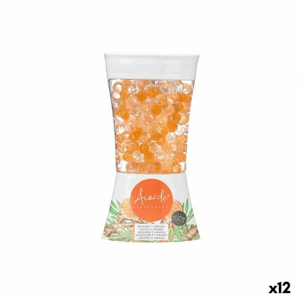 Luftfrisker Acorde F-612 Orange Ingefær 150 g Gel (12 enheder)