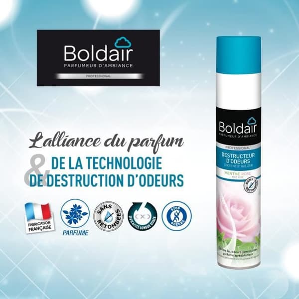 Boldair odor eliminator rosa mint 500ml