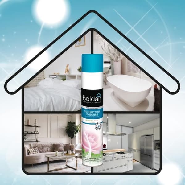 Boldair odor eliminator rosa mint 500ml
