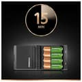 Miniatyrbillede 3 af 5: Oplader + genopladelige batterier DURACELL CEF27 2 x AA + 2 x AAA 1700 mAh 750 mAh (1 enheder)