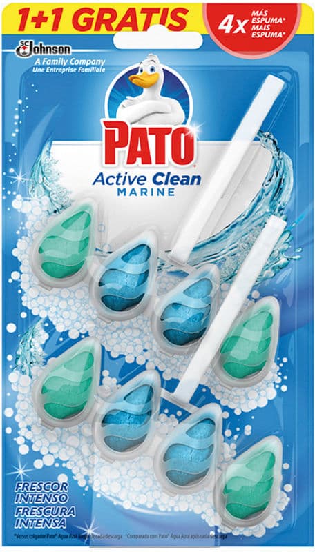 Toilet air freshener Pato Pato Wc Active Clean Disinfectant Navy 2 Units