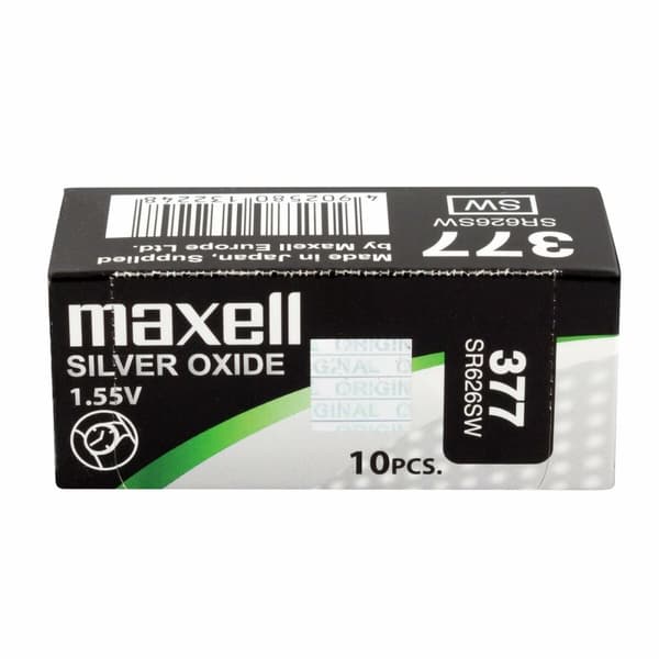 Knapbatteri Maxell SR626SW 377 1,55 V Knap-cellbatteri