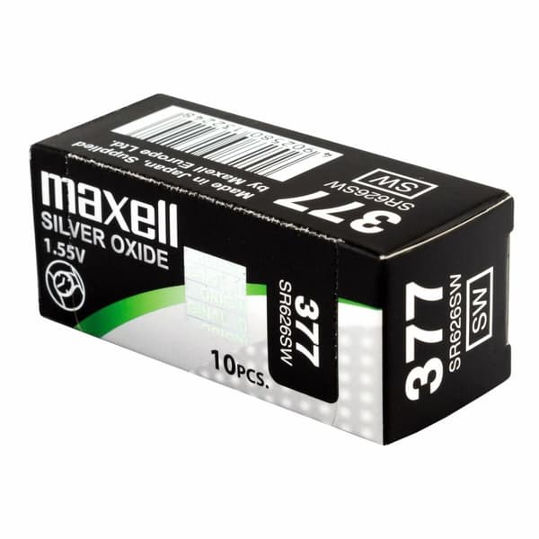 Knapbatteri Maxell SR626SW 377 1,55 V Knap-cellbatteri