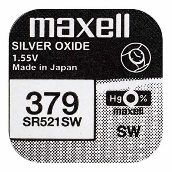 Nappiparisto Maxell SR521SW 379 1,55 V Ppiparistot
