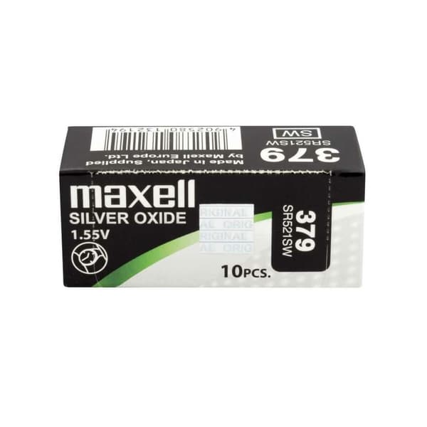 Nappiparisto Maxell SR521SW 379 1,55 V Ppiparistot