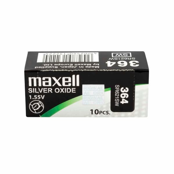 Nappiparisto Maxell SR621SW 364 1,55 V Ppiparistot