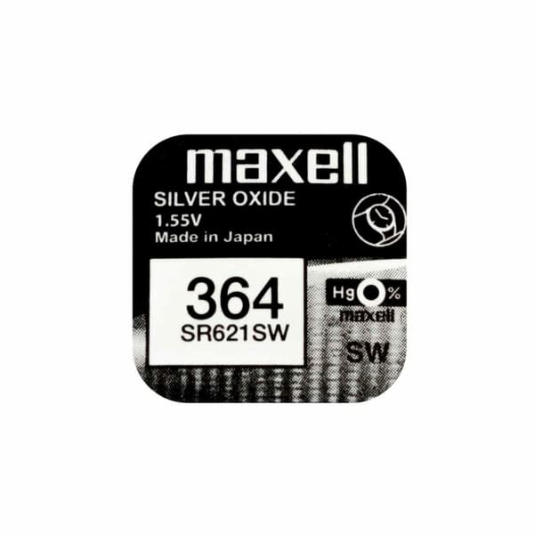 Nappiparisto Maxell SR621SW 364 1,55 V Ppiparistot