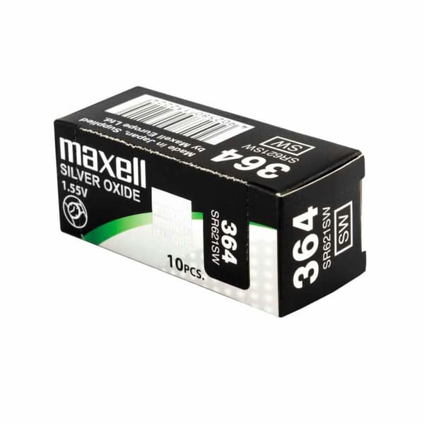 Nappiparisto Maxell SR621SW 364 1,55 V Ppiparistot