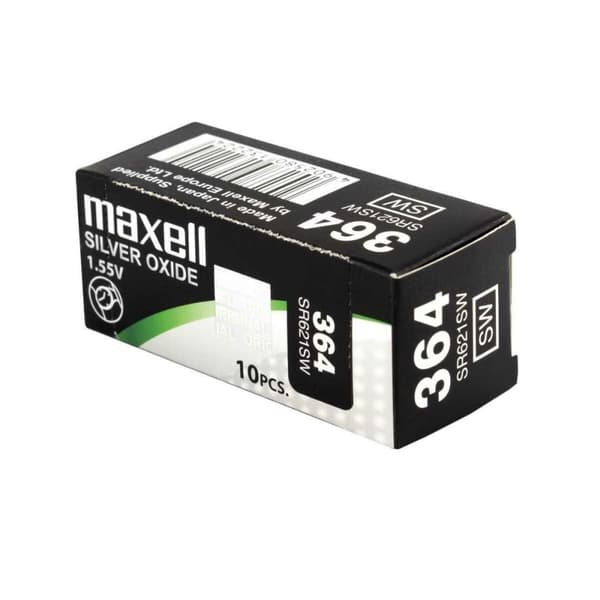 Nappiparisto Maxell SR621SW 364 1,55 V Ppiparistot