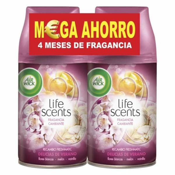 Elektriske Luftfrisker Refills Air Wick Life Scents Summer Delights (2 x 250 ml)