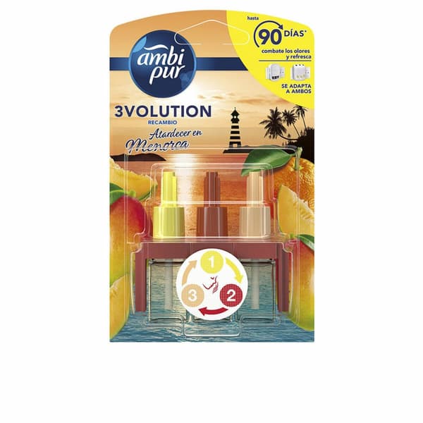 Elektriske Luftfrisker Refills Ambi Pur Atardecer en Menorca 20 ml
