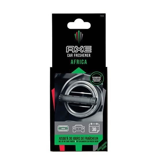 AX luftfräschare Afrika aluminium svart/silver 3-delat