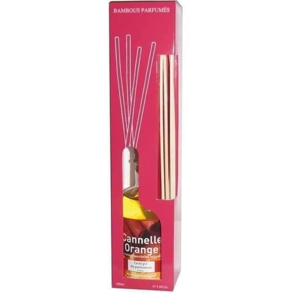 Brins av parfym bambu - 100 mL - kanel orange