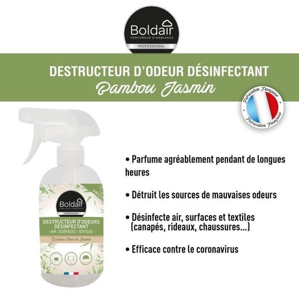 BOLDAIR Bamboo Jasmine Desinfektionsmedel 500ml