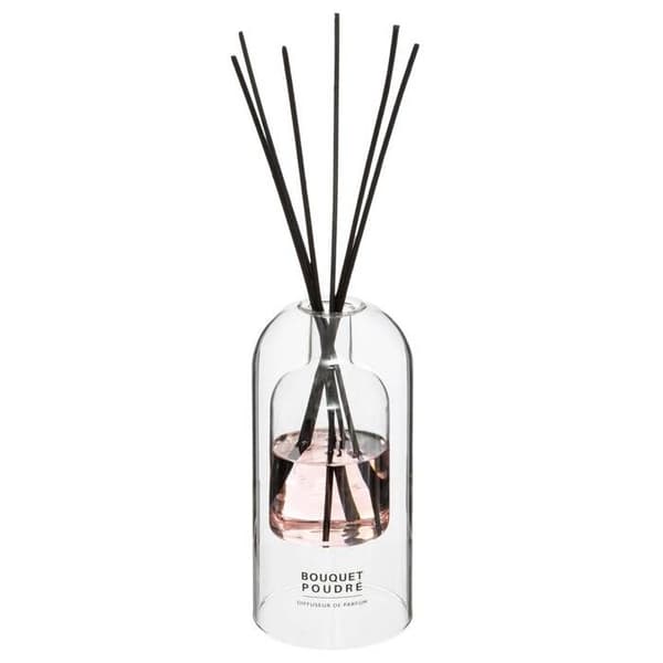Parfumspridare - Atmosphera - Puderdoft - 150 ml - 6 pinnar - Glas