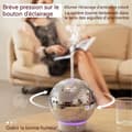 Miniatyrbild 3 av 4: INN Luftfuktare 120ml 12W Laser Ball Luftfuktare med färgglada stämningsljus Hushållsroterande aromspridare