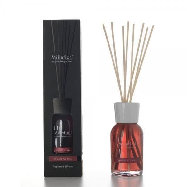 MILLEFIORI Parfym Diffuser 250Ml Tvålar Druvdofter och svartvinbärshögtalare