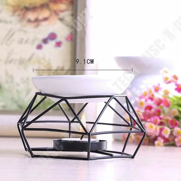 TD® Aromatic Candle Steel Doft Diffuser Rökelsebrännare - Friskluftsljus Trendig Modern Atmosphere Ljushållare