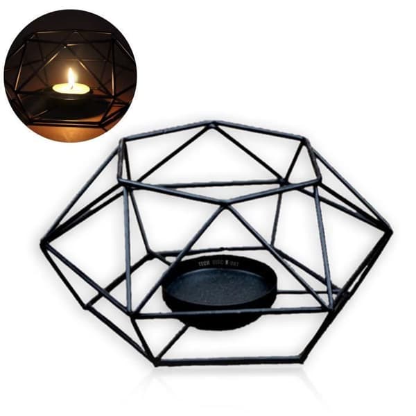 TD® Aromatic Candle Steel Doft Diffuser Rökelsebrännare - Friskluftsljus Trendig Modern Atmosphere Ljushållare