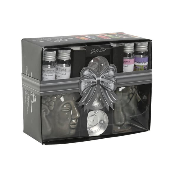 Forbrenning Home ESPRIT 17 x 13,5 x 8 cm (3 enheter)