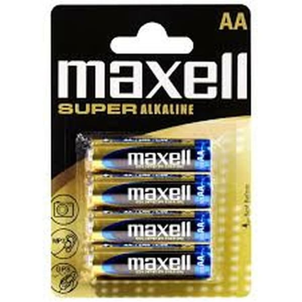 Batterier Maxell AA 1,5 V (4 enheder)