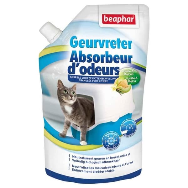 Beaphar - Luktabsorberande pellets Orkidédoft för strö - 400g