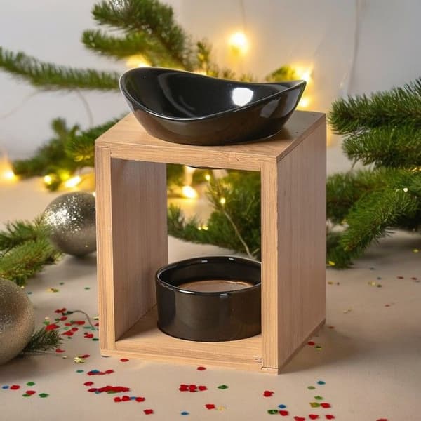 Brännare - ZEN'AROME - Naturéa Kalos - Glaserad keramik - Bambu - 55ml