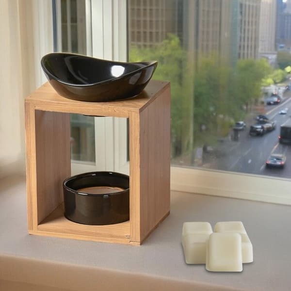 Brännare - ZEN'AROME - Naturéa Kalos - Glaserad keramik - Bambu - 55ml