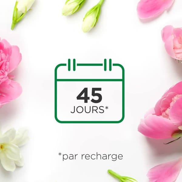 Airwick Essential Oil Diffuser Refills Essential Mist Jasmin/Peony Scent 20 ML, förpackning med 3