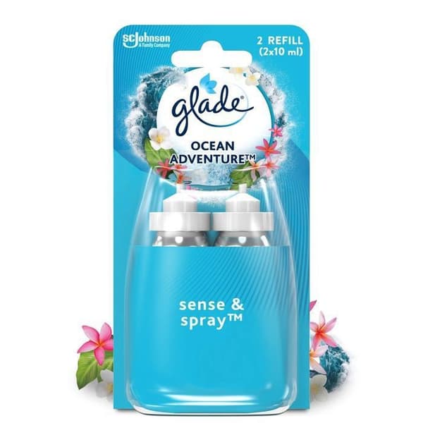 Glade - 353388 - (R) Sense - Spray(TM) Refill Ocean Adventure Duopack - Infunderad med eteriska oljor