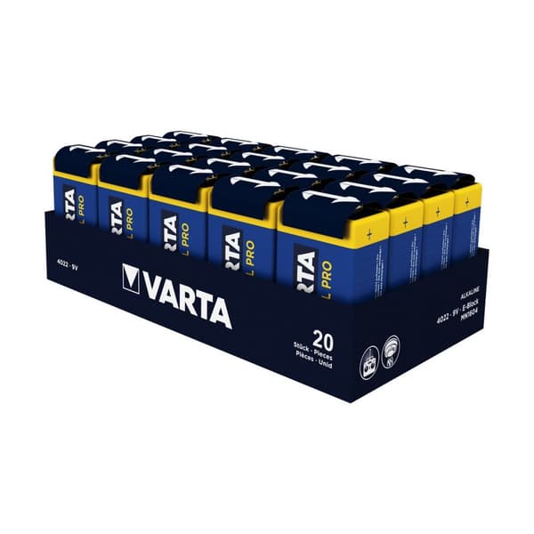 Batterier Varta 6lr61 (20 Delar)