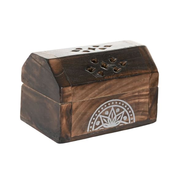Teline Home ESPRIT Mangopuu Mandala Intialainen mies 9,5 x 5,5 x 6 cm Suitsuke (6 osaa) (10 osaa)