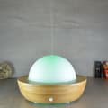 Miniatyrbild 4 av 6: ZEN'AROME - Ultrasonisk Diffuser för Eteriska Oljor Belisia V2 - I Glas och Bambu - Diffusion upp till 60m² - 18,5 x 12 cm