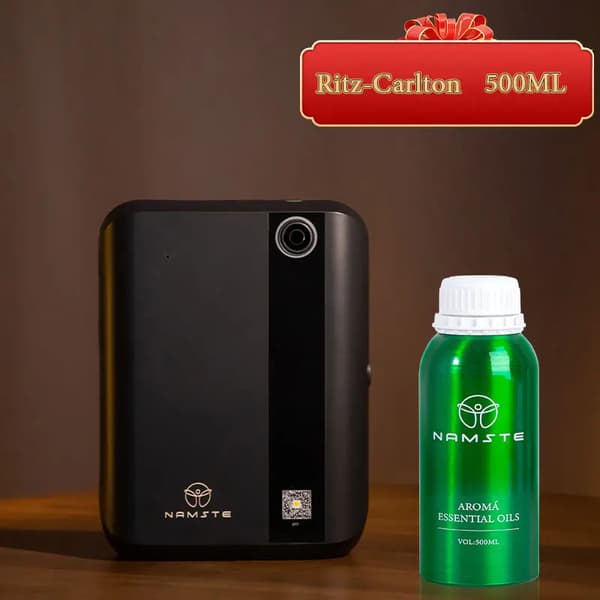 Bluetooth-hajustelevitin, 500 ml kapasiteetti, kattaa 1000-1500 m³,EU, Musta 500ML
