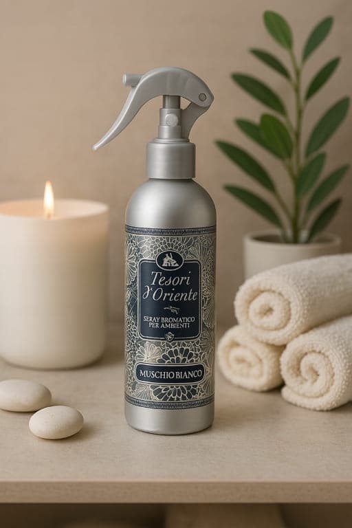 Luftfriskerspray Muschio Bianco 250ml Vanilje-Musk Harmoni