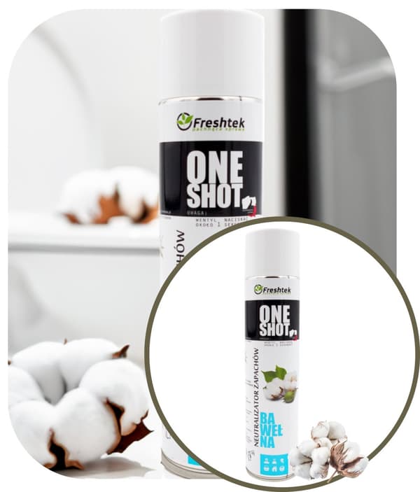 Lugtneutralisator Bomuld 600ml ONE SHOT