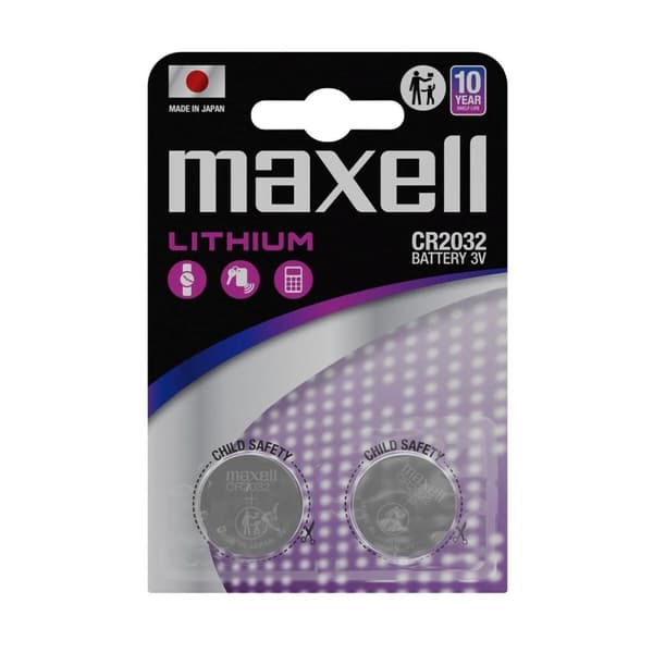 Batterier Maxell 12238500 3 V (2 enheder)