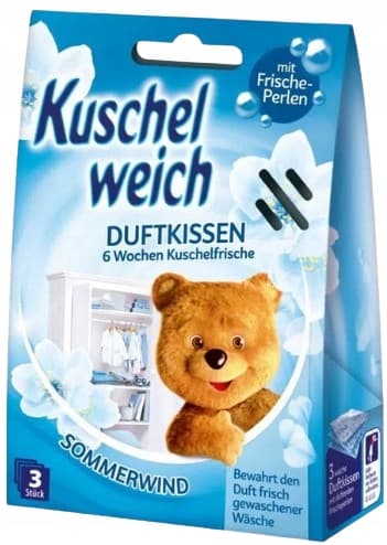 Kuschelweich Sommerwind duftposer til garderobeskuffer 3 stk