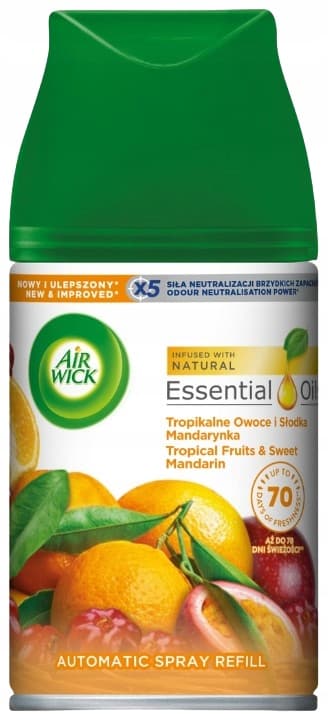 AIR WICK Freshmatic luftfrisker TROPISK FRUGT MANDARIN refill 250 ml