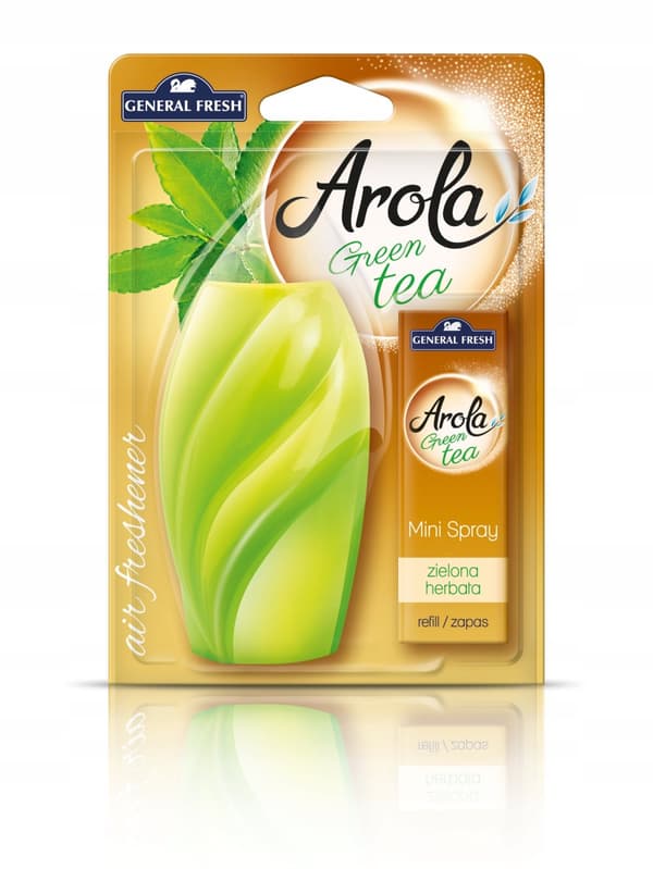 GENERAL FRESH AROLA MINI Spray luftfrisker grøn te 15 ml