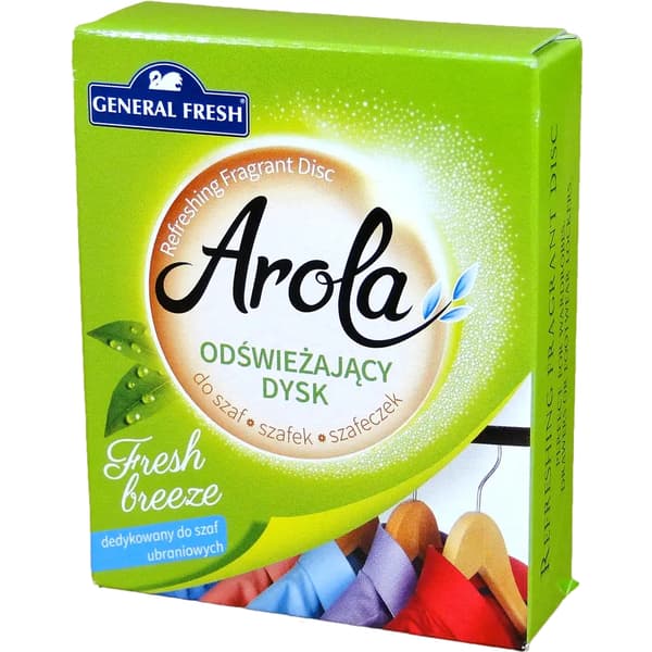AROLA Fresh Breeze Garderobe Forfriskende Disk Duft 1 stk.